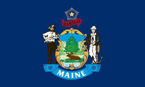 Maine State Flag Coloring Pages Maine Flag Flag Coloring Pages Flag Company