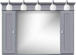 Recessed medicine cabinets with mirror and lights. Strasser Medicine Cabinets With Shaker Style Doors Traditional Led Or No Lights 48 Two Wood Doors