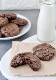 chewy double chocolate chip cookies