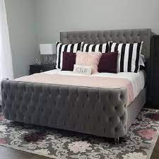 brooklyn button tufted upholstered bed in 2020 tufted upholstered bed upholstered beds bed
