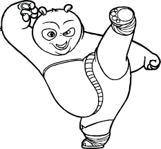 Easy and free to print kung fu panda coloring pages for children. Coloring Pages Coloring Pages Kung Fu Panda Coloring Book Picture Page