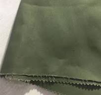 [Hot Item] 97%Cotton 3%Spandex Cotton Spandex Stretch 3/1twill 230GSM Olive Color Solid Dyed Peached Finished Pants Fabric for Jackets, Garment