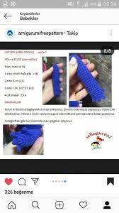 Ucretsiz Tarifler Adli Kullanicinin Amigurumi Pijamali Maskeliler Panosundaki Pin Amigurumi