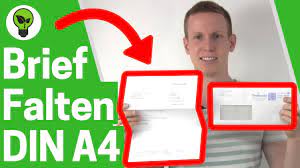 Dadurch lassen sich die briefe in genormte ringordner oder hefter archivieren und organisieren. Brief Falten A4 Ultimative Anleitung Wie Briefe Papier Fur Briefumschlag Din A4 Richtig Falten Youtube