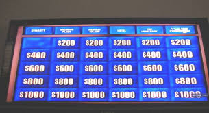 When the game starts, a board with 12 clues appears (there are 3 jeopardy! Jeopardy Game Board Download Scientific Diagram