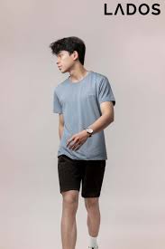 Áo thun thể thao cổ tròn NĂNG ĐỘNG LADOS