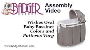 Shop items you love at overstock, with free shipping on everything* and easy returns. Assembly Of 31001 31002 31004 31005 31006 Badger Basket Wishes Oval Bassinet Youtube