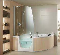 A shower tub combo is a combination of a bathtub and a shower enclosure so that you can choose from either whenever necessary. Small Bathroom Modern Tub Shower Combo Novocom Top