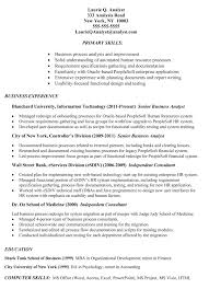 Resume Sample Example Of Business Analyst Resume Resume Now