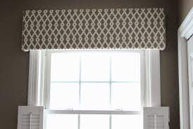Fabric Covered Cornice Board How To Hang It Window Coverings Diy Home Design Living Room Window Coverings