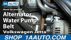 Information on the characteristics and settings of cars volkswagen. How To Replace Alternator Water Pump Belt 05 10 2 5l Volkswagen Jetta Youtube