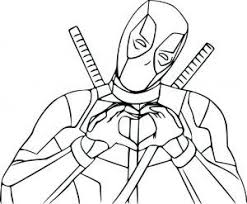 Printable Deadpool Coloring Pages Ideas With Simple Costume Free Coloring Sheets Superhero Coloring Pages Superhero Coloring Avengers Coloring