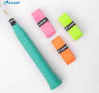 Custom Printed Badminton Overgrip Tennis Rackets Various Colors OEM Sticky  Tennis Grips Tape