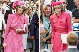 The crown season four arrives in november, and the role of princess diana will be introduced for season four. Royal Double Take Emma Corrin Channels Princess Diana In Pink Polka Dots On Set Of The Crown Princess Diana Channel Princess The Crown Season