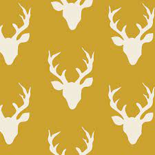 The pattern envelope contains a full size pattern and an instruction booklet. Knit Buck Forest Mustard Hello Bear Collection Bonnie Etsy Deer Fabric Art Gallery Fabrics Woodland Fabric