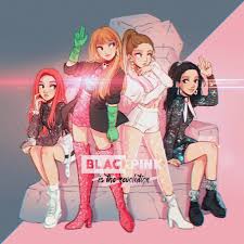 Black And Pink Hair Cartoon Laia On Twitter Black Pink Kpop Black Pink Blackpink