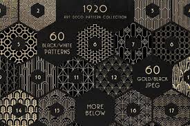 The Majestic Art Deco Collection Art Deco Graphic Patterns Deco
