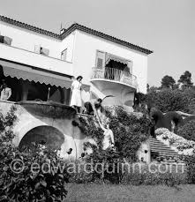 Sophia Loren and Jean-Pierre Aumont at Villa Yakymour. Le Cannet ...