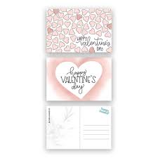Printed, addressed & mailed for you by postable. Now Available A Valentines Day Postcard Pack Blissful Paper Co