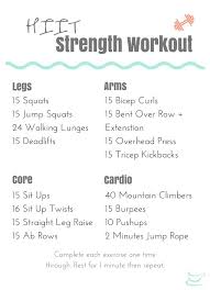 Hiit Strength Workout A Cup Of Kellen Strength Workout Strength Training Workouts Strength Training Guide
