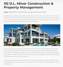 Construction services include heavy equipment, crane rental, foundations, site work, heavy civil, industrial, millwright, grain. Top 10 Builders In Nj D L Miner Construction