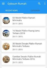 Minimalis, enggak perlu mengeluarkan banyak uang! Plafon Gybsum Rumah Minimalis Pour Android Telechargez L Apk
