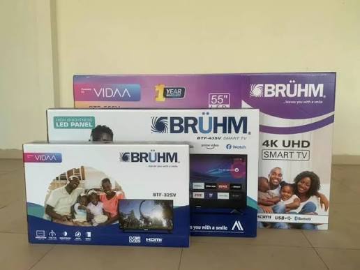 BRÜHM SMART TELEVISION AVAILABLE IN 32