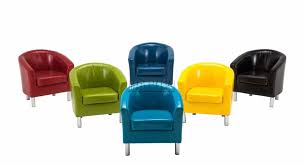 Hot Sale Faux Leather Armchair Glossy Pu Tub Chair Modern Single Sofa Club Hotel Chair Living Room Chair Made In Modern Tub Chairs Leather Armchair Hotel Chair