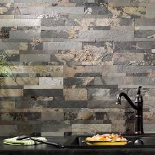 Travertine, for example, comes in many forms (subway tile, 4 by 4, mosaic), all relatively affordable. Stone Backsplash Tiles Aspect