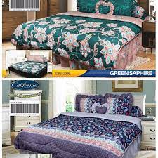 Harga bed cover set murah minimalis my love kintakun [ bed cover set polos. Bedcover Set California My Love King 180x200 Bed Co Elevenia