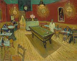 La chambre de van gogh à arles, 1888. The Night Cafe Wikipedia