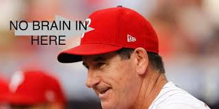 Daniel Robert is pitching the eighth inning with the Phillies down 6-4.