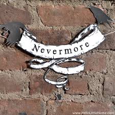 Accurate guide for crafting nevermore! The Raven Printable Banner Decor Hello Little Home
