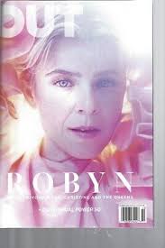 Out Magazine Oct 2018 Gay Interest Featuring Swedish Singer ROBYN Brand NEW 