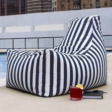 Ebern Designs Outdoor Striped Bean Bag Lounger Reviews Wayfair Bean Bag Lounge Chair Outdoor Bean Bag Bean Bag Lounger