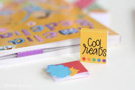 And actually, it was the cover of the planner that inspired me to make these leather bookmarks (my first. Print And Cut Diy Magnetic Bookmarks Liz On Call