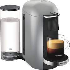 Nespresso coffee machine vertuo pods nespresso vertuoplus by breville. Best Buy Nespresso Vertuoplus Deluxe Silver By Breville Silver Bnv420sil1buc1