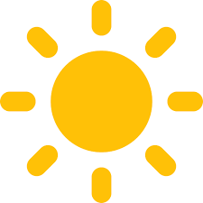 Sunny Weather Icon Weather Icons Icon Design Icon