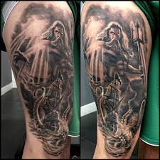Tattoos In 2020 Poseidon Tattoo Mythology Tattoos Zeus Tattoo