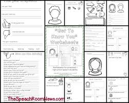 Qustions online worksheet for primaria primary. Get To Know You Packets For Speech Therapy Speech Room News