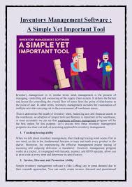 Inventory management refers to the process of ordering, storing and using a company's inventory. Inventory Management Software A Simple Yet Important Tool By Lomag Management Issuu