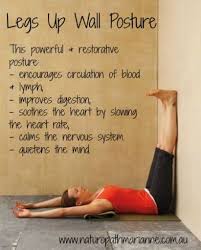 Legs Up The Wall Or Viparita Karani Posture A Gentle Inverted Posture Which Is Practiced By Lying On The Back Wi Yoga Benefits Legs Up The Wall Health Fitness