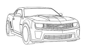 1969 chevrolet camaro zl1 ($1 million).coloring buddy mike recoomends: Muscle Car Camaro Bumblebee Car Coloring Pages Best Place To Color