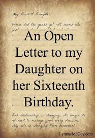 Birthday Wishes For 16 Year Old Boy From Mother Account Suspended Letter To My Daughter Birthday Quotes For Daughter To My Daughter