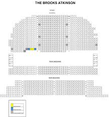 brooks atkinson theatre seating chart theatre in new york