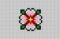 Minecraft Pixel Art Flower Minecraft In 2020 Pixel Art Easy Pixel Art Pixel Art Templates