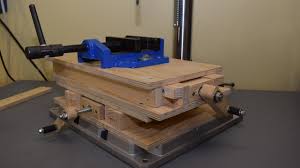 Northern tool has bench vises great for home + professional use! Making Cnc Xy Milling Table Part 1 Building The Base And Testing It On The Drill Press Youtube