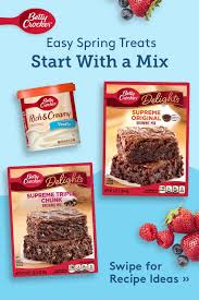 Earn Major Brownie Points With Betty Crocker Brownie Mix In 2020 Food To Make Spring Desserts Seasonal Desserts