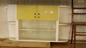 Modern iron glass wall shelf antiqued gold metal 4 shelves bar home new $747. 1960 S Retro Vintage Kitchen Wall Unit 2 Cupboards 2 Sliding Glass Shelves