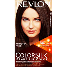 This color seems to be a mix of red and auburn brown, but whatever is the origin, the result is definitely amazing. Revlon Colorsilk Beautiful Color Deep Rich Brown 27 Clicks